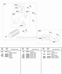Muffler Muffler Adapter Diagram and Parts List for 588447-0223-E2  Briggs and Stratton Engine